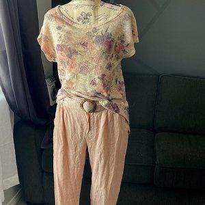 GINGER G Floral Med size blouse